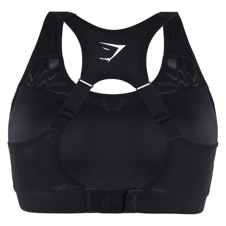 Gymshark Hoge Ondersteuning Dames Zwart Sportbeha