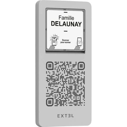 Extel Q-Air buitenpost deurbel - Scannen betekent aanbellen!