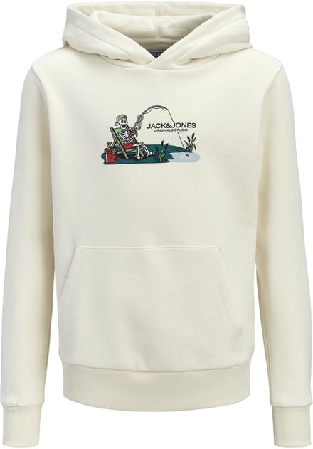 JACK&JONES - JORSKULL NATURE SWEAT HOOD SN JNR - Jongens - Sweaters