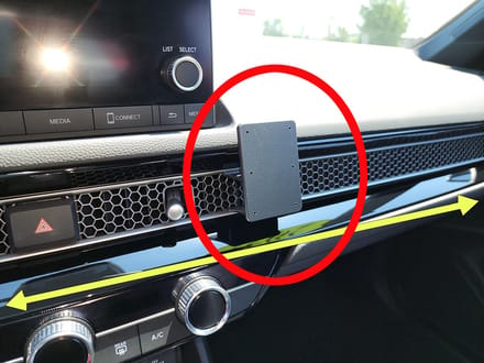 Brodit ProClip houder geschikt voor Honda Civic 2022 - Center mount