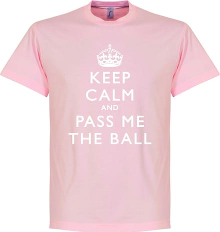 Keep Calm And Pass The Ball T-Shirt - XL
