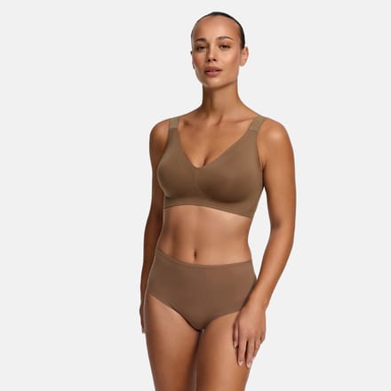 cfab - Slips met hoge taille | Pak van 3 Caramel 3XL