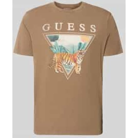 t-shirt met motiefprint model 'TIGER SPIRIT'