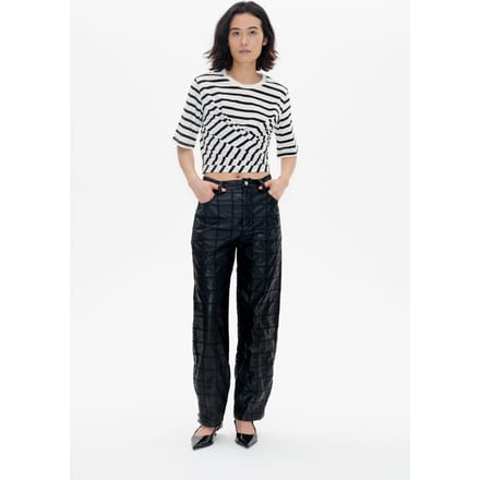 Baum und Pferdgarten Jalya Top Black Whisper Stripe Größe: L | Hemden Outlet | Damen | Schwarz