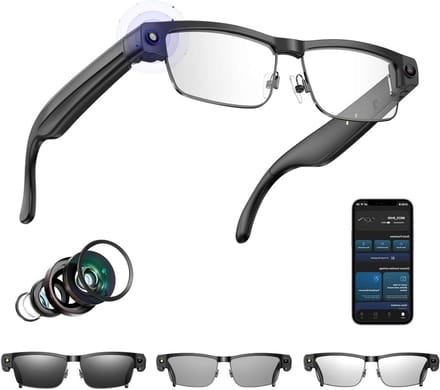 Smart Glasses - Slimme Bril met Camera - Bluetooth - Draagcomfort