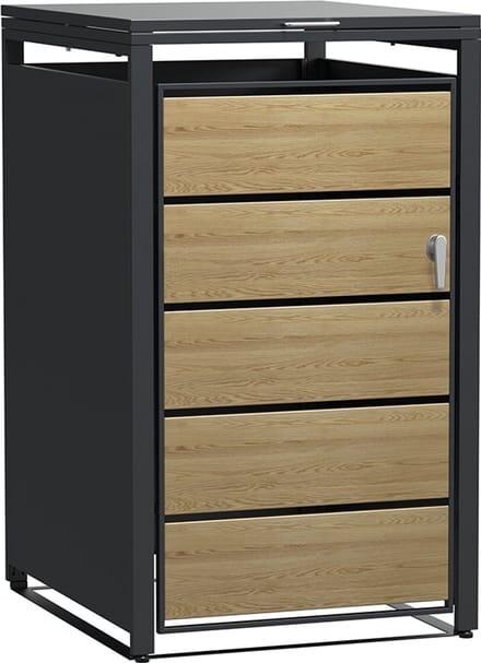 IVOL Kliko ombouw Houtlook - 1 container - Met lock functie