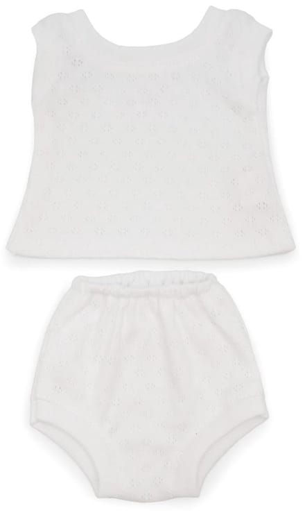 Asi poppenkleding ondergoed set wit - poppenaccessoires kleding.