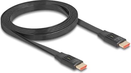Delock High Speed HDMI Flat Ribbon Cable 48 Gbps 8K 60 Hz 2 m