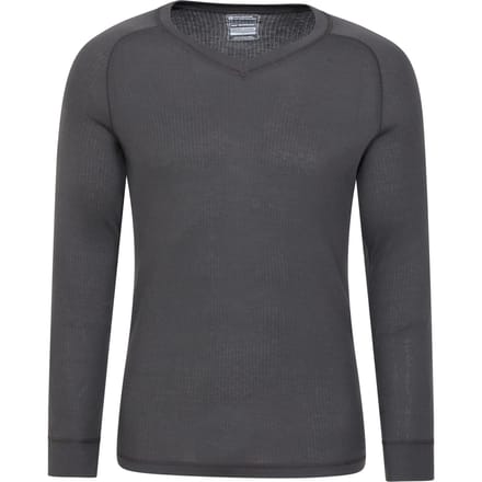 Mountain Warehouse Heren Talus V Hals Thermo Top (Grijs)
