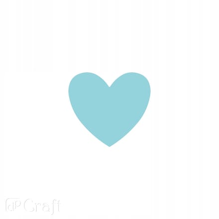 Decoratieve pons 3,8 cm Hart - Ideaal voor papier en schuim