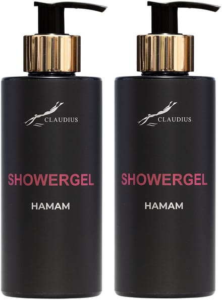 Showergel Hamam 300 ml - gouden pomp - 2 stuks
