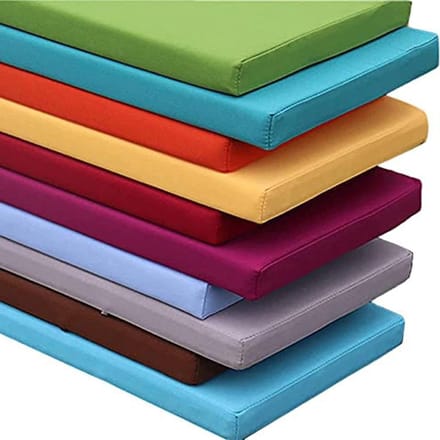 Bankkussen Buiten - Tuinkussen Zitkussen - Terras Ontspanning - Waterafstotend Polyester - 40x60cm - Warm Grijs