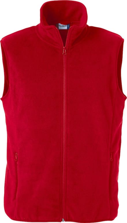 Clique Polar Fleece Bodywarmer Basic - Rood - Maat S