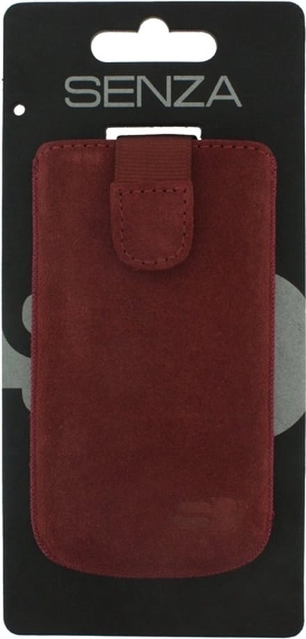Senza Slide Leren Insteekhoes - XL - Rusty Red
