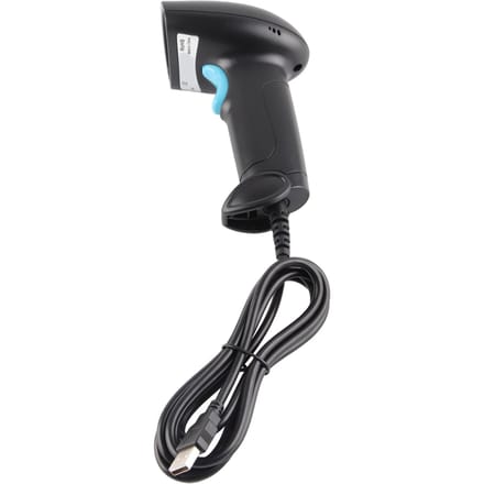 Draagbare 1D Barcodescanner 2.4G Draadloze QR Code Lezer voor Logistiek Expressbezorging black