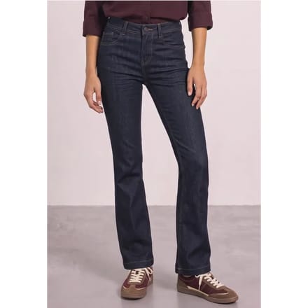 Bootcut-jeans met High Waist en Slim Fit