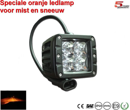 Extreme 2 inch Oranje verstraler - AR-Optics Voor mist en sneeuw