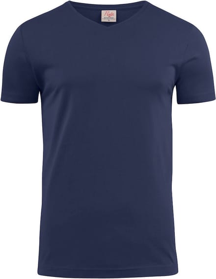 Printer HEAVY T-SHIRT V-NECK 2264024 - Donker marine - 5XL