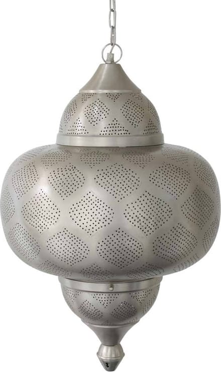 Safaary - Oosterse Hanglamp Nikkel Goud Radha Ø 40 x 68cm