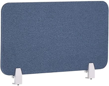 BELIANI WALLY - Bureauscherm - Blauw - 72 cm - Polyester