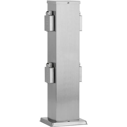 Ledino Met 4 contactdozen - Energiestation Outdoor