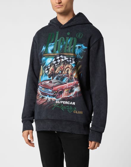 Sweatshirt Met Capuchon Racing