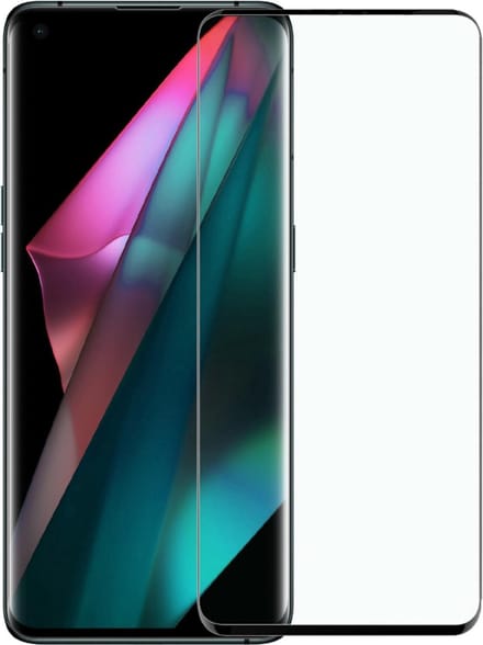Screenprotector - Geschikt voor OPPO Find X3 Neo - Extra Sterk - Gehard Glas - Beschermglas - Tempered Glass - Screen Protector