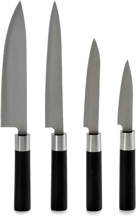 Kinvara Keukenmessen - set 4 stuks - zilver - RVS - Koksmessen