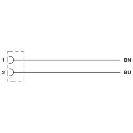 Phoenix Contact 1410748 Sensor/actuator connector, geassembleerd Aantal polen (sensoren): 2 1.50 m 1 stuk(s) Piece