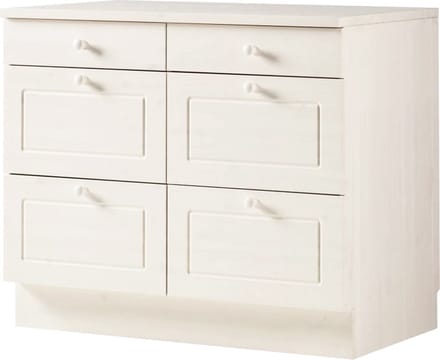 Anita-Commode - Wit Grenen