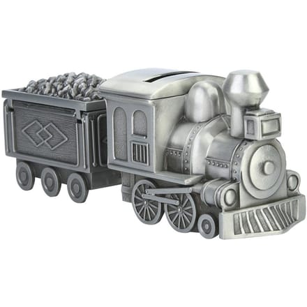 Kinderen Spaarpot Retro Treinmodel Munt Spaarpot voor Tafeldecoratie gray