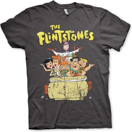 The Flintstones Heren Tshirt -M- The Flintstones Grijs