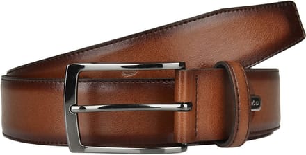 LLOYD Leren Riem Thin Leather Belt W80 Cognac Bruine