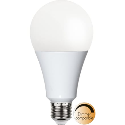 Standaard bol - E27 - 18W - Koel Wit - 4000K - Dimbaar - Opaal