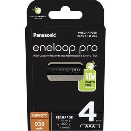 eneloop eneloop pro HR03 Oplaadbare AAA batterij (potlood) NiMH 930 mAh 1.2 V 4 stuk(s)