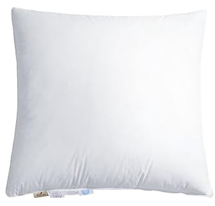 Ergonomisch Donskussen 80x80 | Driekamer Kussen | 90% Dons | Ademend en Huidvriendelijk | 1100g