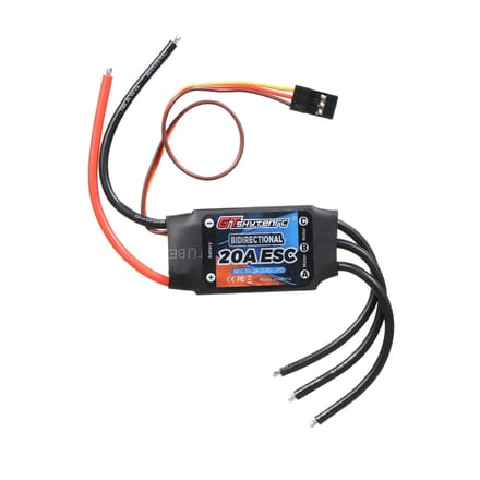 GTSKYTENRC Bidirectioneel 70A borstelloos ESC voor afstandsbediening auto/boot/afstandsbediening schip 20A zwart
