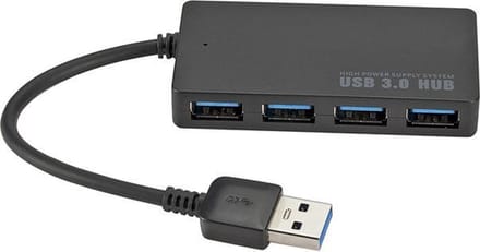 ***Verbeter uw USB-ervaring - USB 3.0 HUB - 4 Poorten - High Speed USB Verdeler - van Heble® ***
