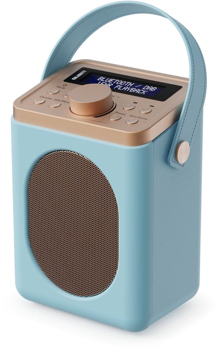 Majority Little Shelford - Draagbare Radio - DAB+/FM - Bluetooth - Dubbele Wekker - Mono - Blauw