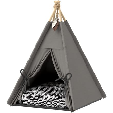 4goodz Tipi-tent voor katten en honden - Grijs