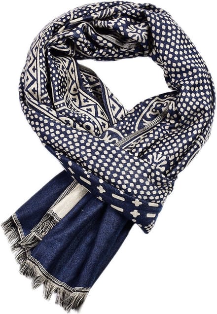 Sjaal Heren - Arabische Sjaal - Herensjaal - Blauw