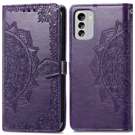 imoshion Hoesje - Geschikt voor Nokia G60 - Mandala Bookcase - Paars