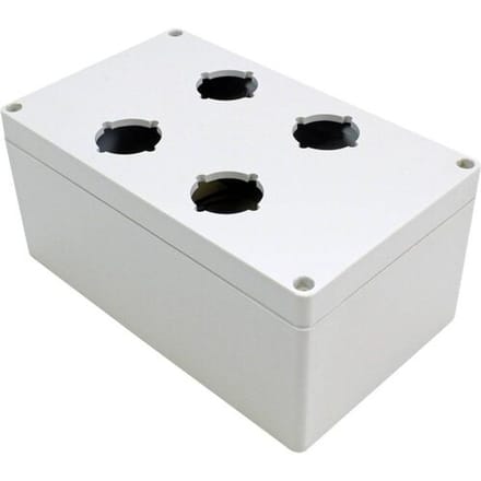Hammond Electronics 1554PB4 Universele behuizing 200 x 120 x 90 Polycarbonaat Grijs 1 stuk(s)