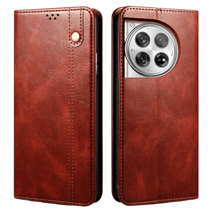 CaseBody OnePlus 12 Retro Bookcase Bruin