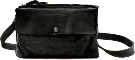 HAROLD'S Leren Schoudertas Submarine Handbag Black Zwart