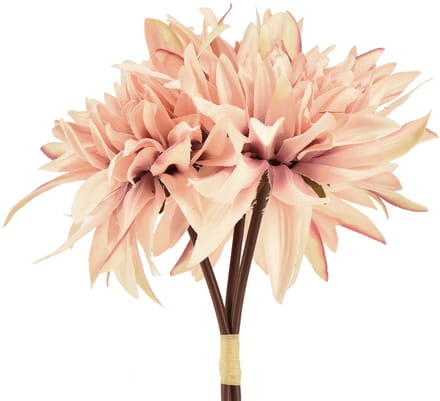 Dahlia kunstbloemen roze bloesem Ø15cm L28cm 3 st