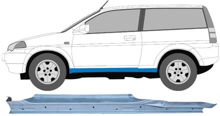 Volledige dorpel voor Honda HR-V 1999-2006 / Links