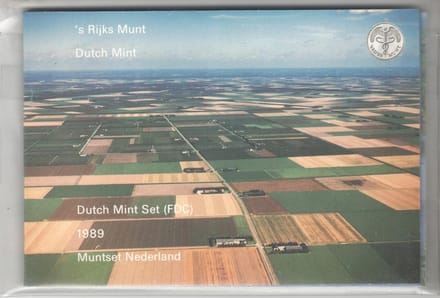 Nederland Jaarset Munten 1989 FDC - Flevoland