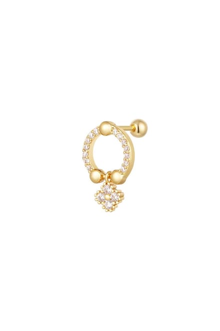 Piercing ringetje - Sparkle collectie Goud Koper