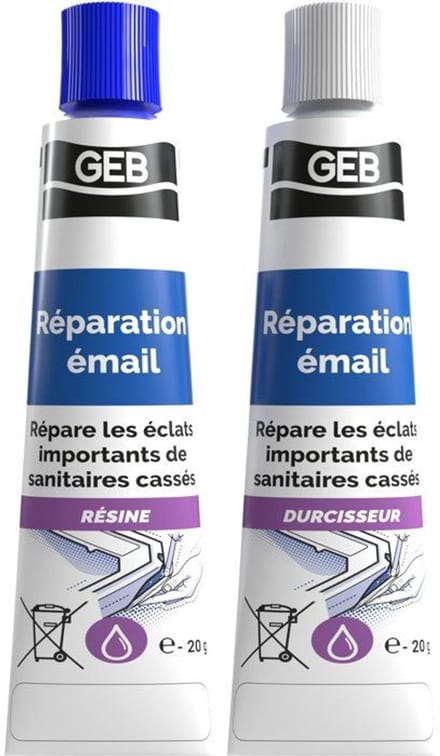 Tandglazuurreparatie - GEB - Tweecomponenten - Wit